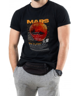 Футболка Trace of Space мужская черная "Mars"