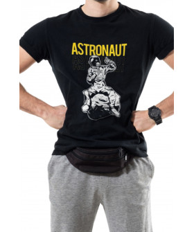 Футболка Trace of Space чоловіча чорна  "Astronaut"
