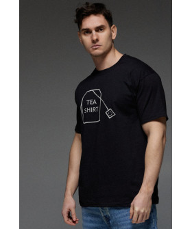 Футболка Aspirine мужская черная " Tea shirt "