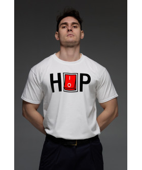 Футболка Aspirine мужская белая "HIP/HOP"
