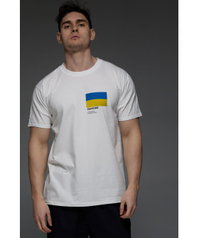 Футболка Aspirine мужская белая белая "Pantone"