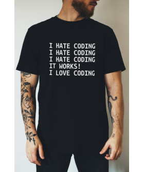 Футболка Ctrl+ "Ненавижу кодирование..."