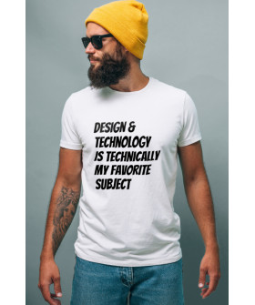 Футболка Ctrl+ мужская белая "Design &..."