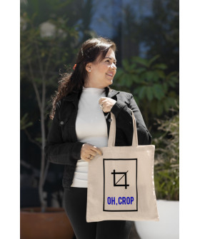 Эко-сумка шоппер Ctrl+ натуральный "Oh, crop" 