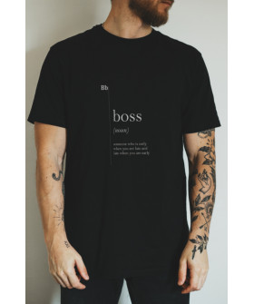 Футболка черная мужская Ctrl+ "BOSS"