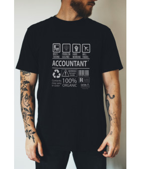 Футболка черная мужская Ctrl+ "Accountant"