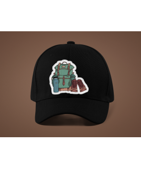Кепка мужская черная MEMO "Tourist pack"