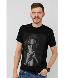 Футболка MEMO мужская черная принт "Rasta"