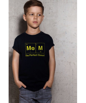 Футболка Young&Free дитяча чорна "Mom - the perfect element"