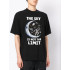 Футболка Trace of Space Oversize мужская черная "The sky is not the limit"
