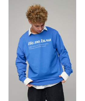 Світшот чоловічий OVERSIZE /no flis/