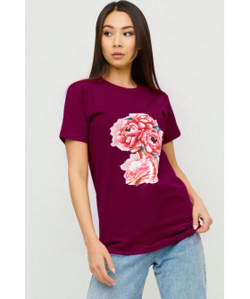 Boyfriend T-shirt / air print /