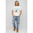 Basic men's T-shirt /breathable print/
