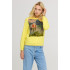 Women's sweatshirt with a print basic /no flis/