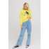 Women's sweatshirt with a print basic /no flis/ 