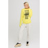 Women's sweatshirt with oversized print /no flis/ 