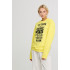 Women's sweatshirt with oversized print /no flis/