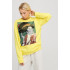 Women's sweatshirt with oversized print /no flis/