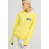 Women's sweatshirt with oversized print /no flis/
