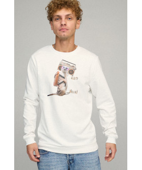 Men's sweatshirt BASIC /no flis/