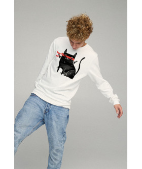 Men's sweatshirt BASIC /no flis/