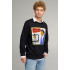 Світшот чоловічий OVERSIZE /no flis/