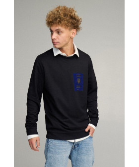 Світшот чоловічий OVERSIZE /no flis/