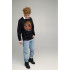 Sweatshirt men's OVERSIZE /no flis/