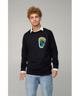 Світшот чоловічий OVERSIZE /no flis/