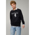 Світшот чоловічий OVERSIZE /no flis/