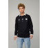 Світшот чоловічий OVERSIZE /no flis/