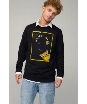 Sweatshirt men's OVERSIZE /no flis/
