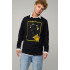 Sweatshirt men's OVERSIZE /no flis/