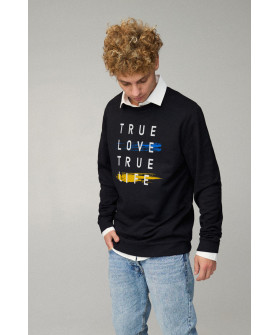 Світшот чоловічий OVERSIZE /no flis/
