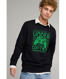 Світшот чоловічий OVERSIZE /no flis/