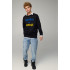 Світшот чоловічий OVERSIZE /no flis/