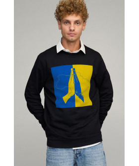 Світшот чоловічий OVERSIZE /no flis/