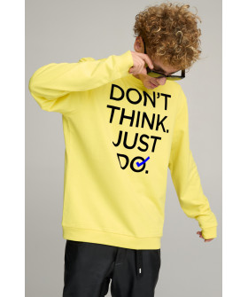 Sweatshirt men's OVERSIZE /no flis/