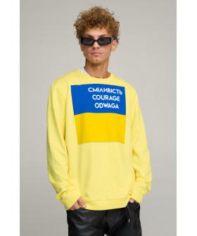 Світшот чоловічий OVERSIZE /no flis/