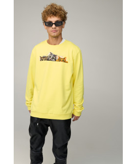 Свитшот мужской OVERSIZE /no flis/