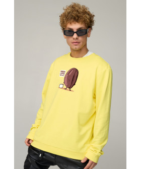 Sweatshirt men's OVERSIZE /no flis/