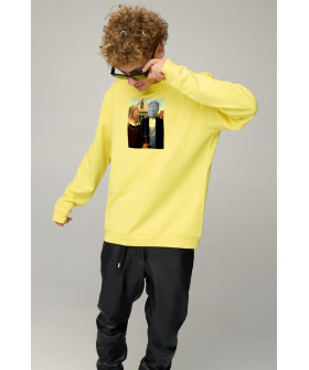 Свитшот мужской OVERSIZE /no flis/