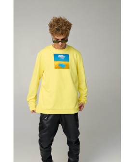 Світшот чоловічий OVERSIZE /no flis/
