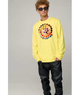 Sweatshirt men's OVERSIZE /no flis/