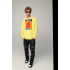 Світшот чоловічий OVERSIZE /no flis/