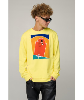 Світшот чоловічий OVERSIZE /no flis/