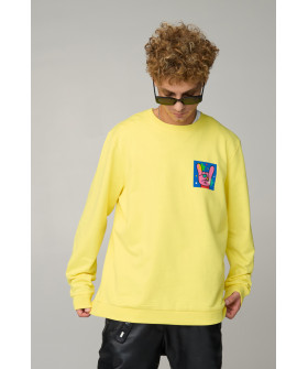 Світшот чоловічий OVERSIZE /no flis/