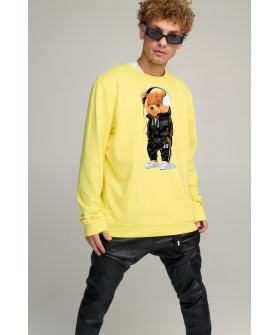 Sweatshirt men's OVERSIZE /no flis/