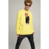 Sweatshirt men's OVERSIZE /no flis/