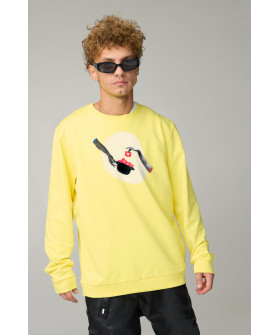 Світшот чоловічий OVERSIZE /no flis/